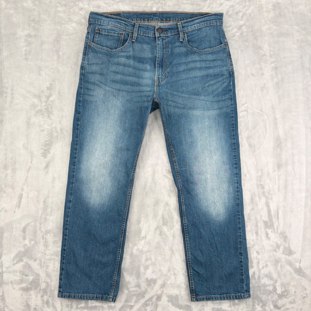 Levi's Jeans Mens 36x30 Fit 37x29 Blue 559 Relaxed Straight Medium Wash‎ Rugged